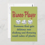 Buncoプレーヤー – 定義 ポストカード (正面/裏面)