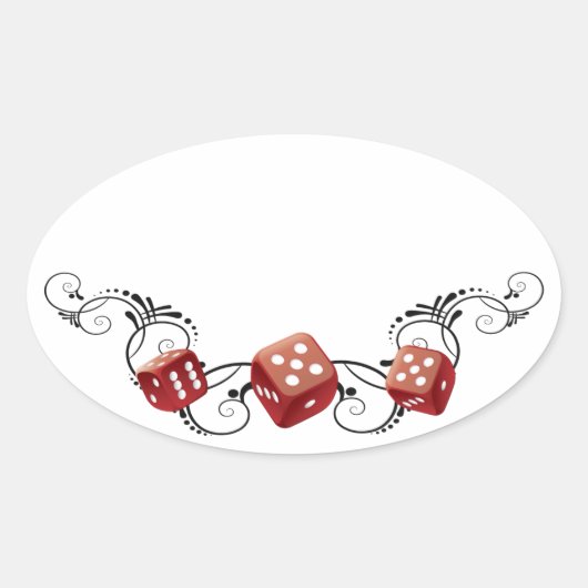 Bunco名タグ 楕円形シール (正面)