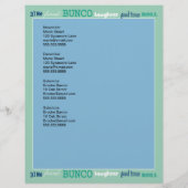 Bunco地下鉄ホスティングカレンダー チラシ (裏面)