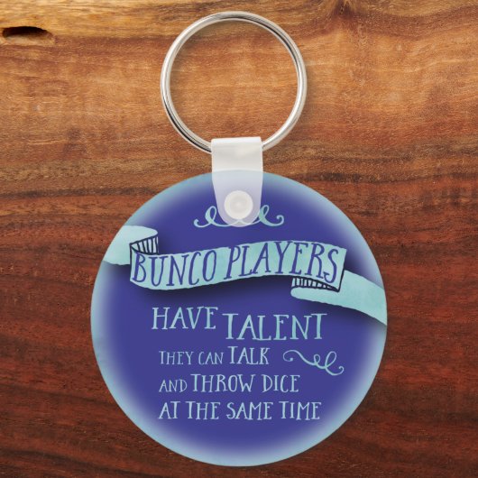 Bunco選手が才能を持っている – 水彩スタイル キーホルダー (正面)