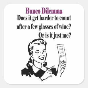 Bunco -おもしろいなDilema スクエアシール