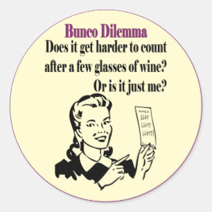 Bunco -おもしろいなDilema ラウンドシール