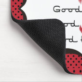 Bunco -よい時、笑い、友人-レトロのハート マウスパッド (コーナー)