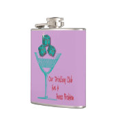 Bunco -私達の飲むクラブにBunco問題があります フラスク (左)