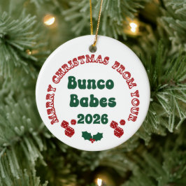 Bunco Babe Annual Ornament セラミックオーナメント