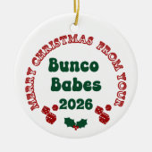 Bunco Babe Annual Ornament セラミックオーナメント (正面)