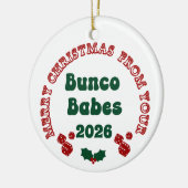 Bunco Babe Annual Ornament セラミックオーナメント (左)