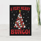 Bunco Christmas Very Merry Bunco Game Xmas For Wom カード (正面)
