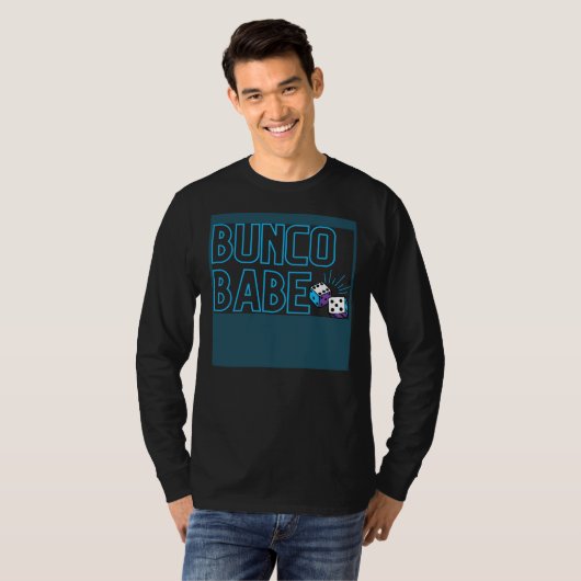 Bunco Dice Game Bunco Babe Tシャツ (正面フル)