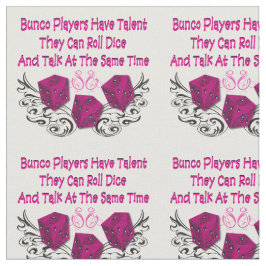 Bunco Fabric - Bunco Players Have Talent ファブリック