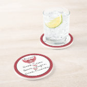 Bunco - Good Times,笑,友達 – レトロハート コースター (側面)