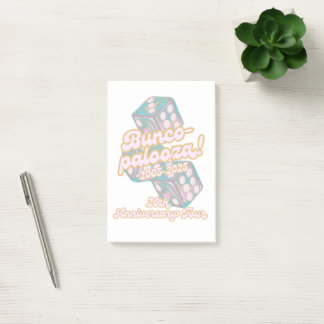 Bunco-palooza post-it notes ポストイット