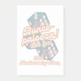 Bunco-palooza post-it notes ポストイット