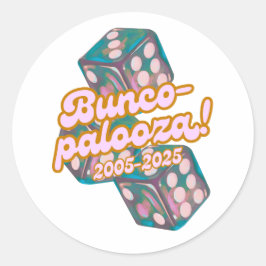 Bunco-palooza Sticker ラウンドシール