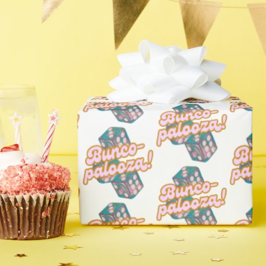 Bunco-palooza wrapping paper ラッピングペーパー (誕生日パーティー)