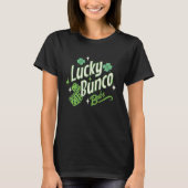 Bunco St Patrick's Day Lucky Bunco Babe Tシャツ (正面)