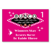 Bunco Table Card #1で発生する問題 テーブルナンバー (裏面)