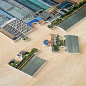 Bundから上海スカイライン – 8x10 - 110 pc ジグソーパズル (側面)