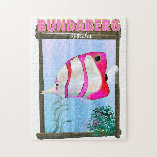 Bundabergオーストラリア旅行ポスター ジグソーパズル (縦)