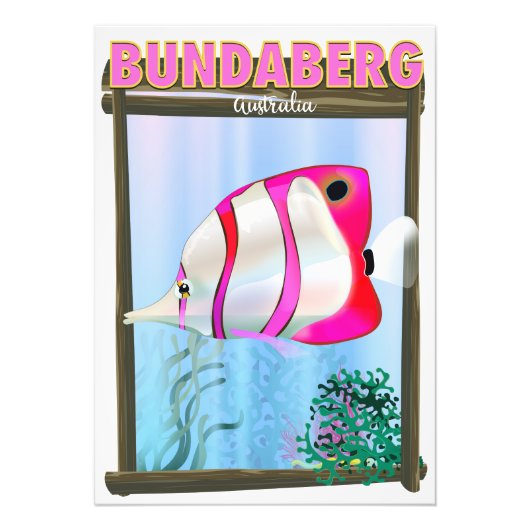 Bundabergオーストラリア旅行ポスター フォトプリント (正面)