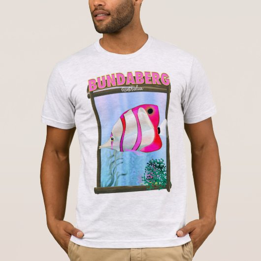 Bundabergオーストラリア旅行ポスター Tシャツ (正面)