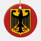 Bundesadler - Bundeswappen Deutschlands -ドイツ セラミックオーナメント (裏面)