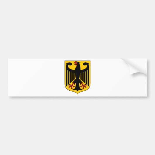 Bundesadler - Bundeswappen Deutschlands -ドイツ バンパーステッカー (正面)