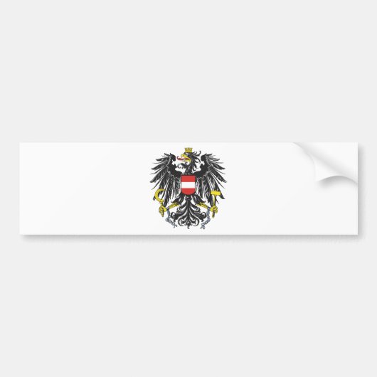 Bundesadler Österreich バンパーステッカー (正面)