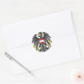 Bundesadler Österreich ラウンドシール (封筒)