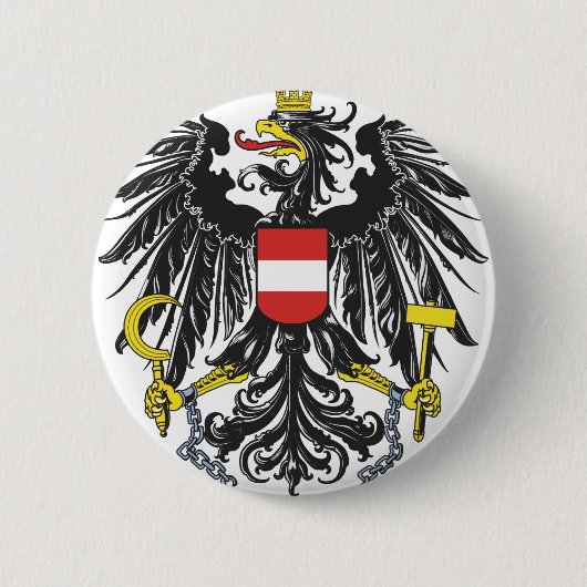Bundesadler Österreich 缶バッジ (正面)