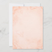 Bundle Of JoyフローラPeace Sign Bohoベビーシャワー 招待状 (裏面)