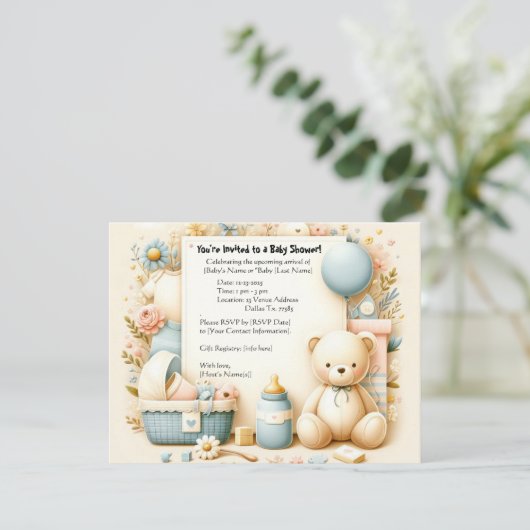 Bundle of Joy招待状 招待状 (スタンド正面)