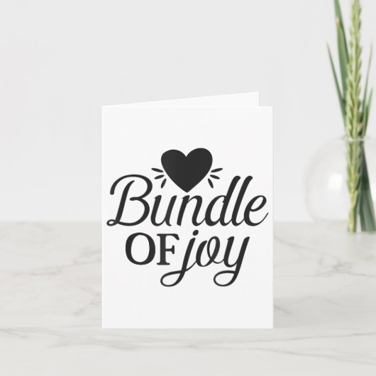Bundle Of Joy Love Quote Cute Motivation  カード (正面)