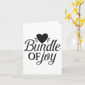 Bundle Of Joy Love Quote Cute Motivation  カード (黄色い花)