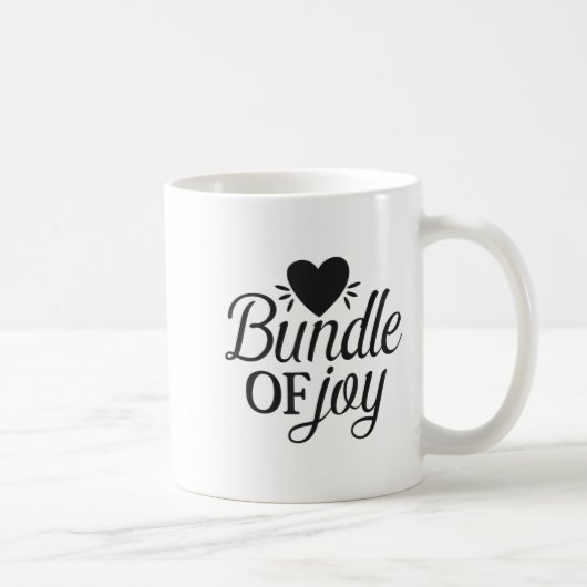 Bundle Of Joy Love Quote Cute Motivation コーヒーマグカップ (右)