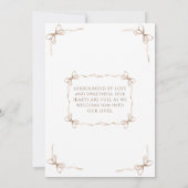 Bundle of Joy Photo Birth Announcement Card 案内状 (裏面)