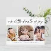 Bundle of Joy Photos休日の誕生発表 シーズンカード (スタンド正面)