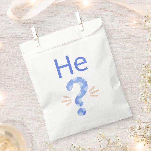Bundle+of+Joy+Reveal+Party+ブルー+He フェイバーバッグ (クリップ留めされた状態)