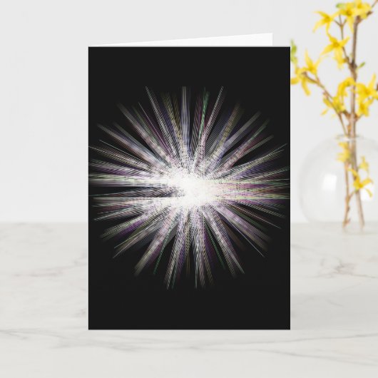 Bundle of Lines カード (黄色い花)