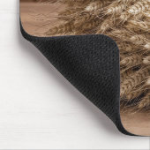 Bundles of Wheat On Wood マウスパッド (コーナー)