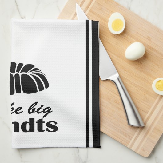 Bundtのケーキのユーモアの台所タオル キッチンタオル (四つ折り)