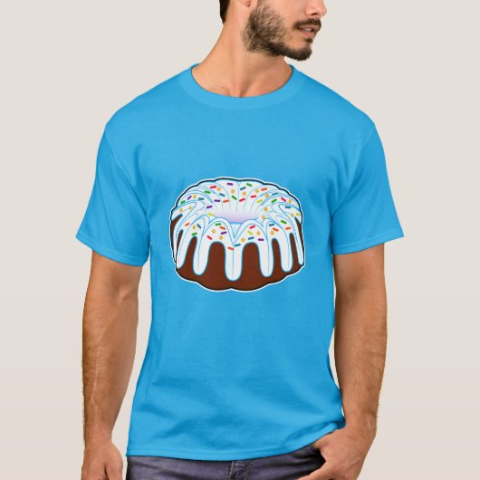Bundtのケーキはとの振りかけます Tシャツ (正面)