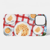 Bundt Cake and Coffee for Two iPhoneケース (裏面横)