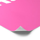 Bundt Cake for誕生日名カスタマイズ可能ポスター ポスター (角)