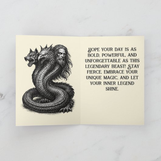 Bune Demon Three Faces, One Power カード (内部)