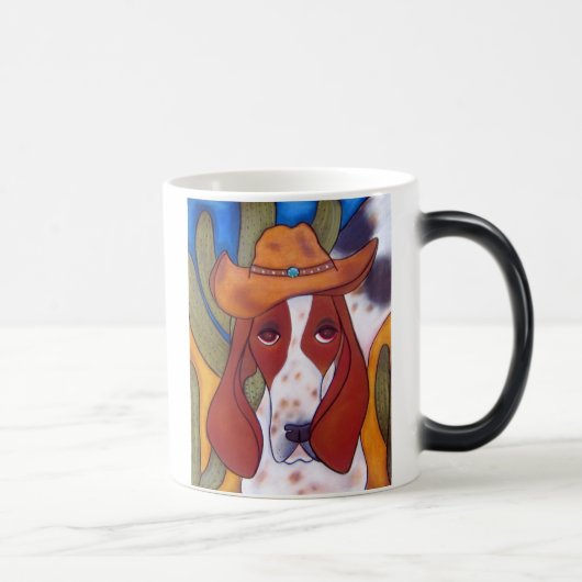 Bungalowart.comの砂漠の猟犬の変形させるマグ モーフィングマグカップ (右)