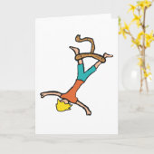 Bungee Jumping カード (黄色い花)