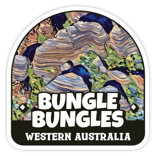 Bungle Bungles, Western Australiaステッカー シール