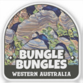 Bungle Bungles, Western Australiaステッカー シール (正面)