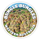 Bungle Bungles, Western Australia Round Sticker シール